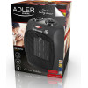 Adler Ceramic Fan Heater 1500W Black - (AD7702)