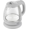 Adler Electric Glass Kettle 1L Grey - (AD1283G)