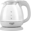 Adler Electric Glass Kettle 1L Grey - (AD1283G)