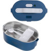 Adler Food Container - Heated - Metal Container Blue - (AD4505BL)