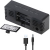 Adler Led Alarm Clock Black - (AD1189B)
