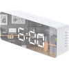 Adler Led Alarm Clock White - (AD1189W)