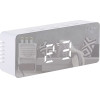 Adler Led Alarm Clock White - (AD1189W)
