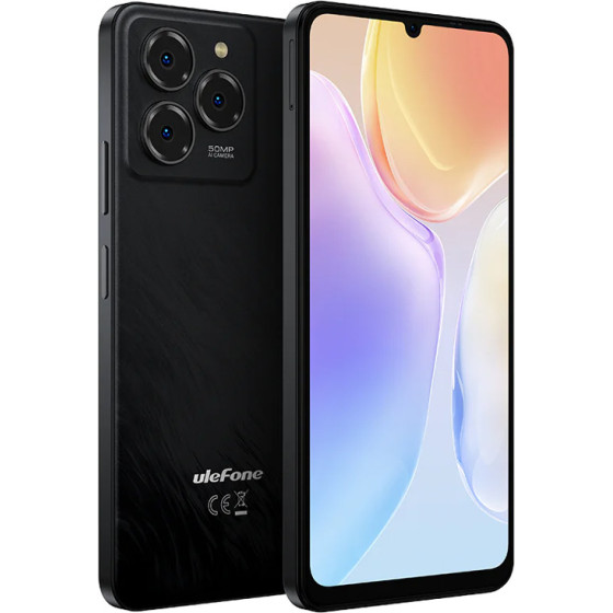 Ulefone Smartphone Note 20 Pro, 6.75'', 4/128GB, 6000mAh, ����� - (NOTE204128-BK)
