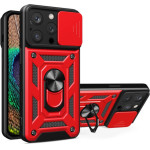 Bodycell Armor Slide Cover Case Iphone 16 Pro Red - (BA-00460)