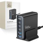 Tech-Protect Desktop Charger 5 Port PD140W/QC3.0 Black - (TPDC5P140WW)