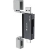 Devia Hub Usb A + Usb C To SD/Tf 2 �� 1 Card Reader Smart ����� - (EL239)