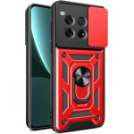 Bodycell Armor Slide Cover Case Oneplus 12R 5G Red - (BA-00469)