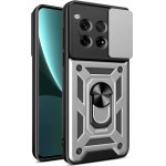 Bodycell Armor Slide Cover Case Oneplus 12R 5G Silver - (BA-00470)