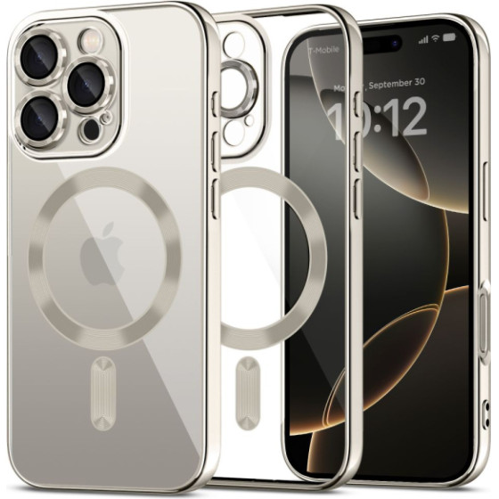 Tech-Protect Magflex Case Iphone 16 Pro Max Shiny Titanium Backcover - (TPMFIP16PMST)