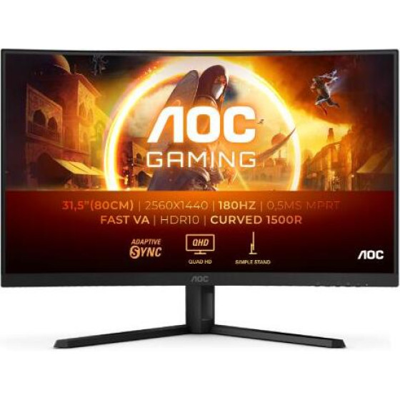 AOC Led Wqhd Curv Va 180Hz 27 - (CQ32G4VE)