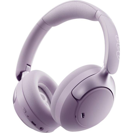QCY H3 Pro Headset Purple Hi-Res Audio V5.4 Bluetooth Anc Call Noise Cancelling Headphones 40mm Driv - (6957141409541)