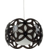 GloboStar Dominic Modern Pendant Cover Light 1 X E27 IP20 Black Plastic - L30 X W30 X H70CM - (202-0031)