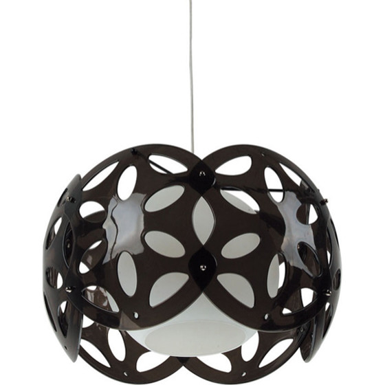 GloboStar Dominic Modern Pendant Cover Light 1 X E27 IP20 Black Plastic - L30 X W30 X H70CM - (202-0031)