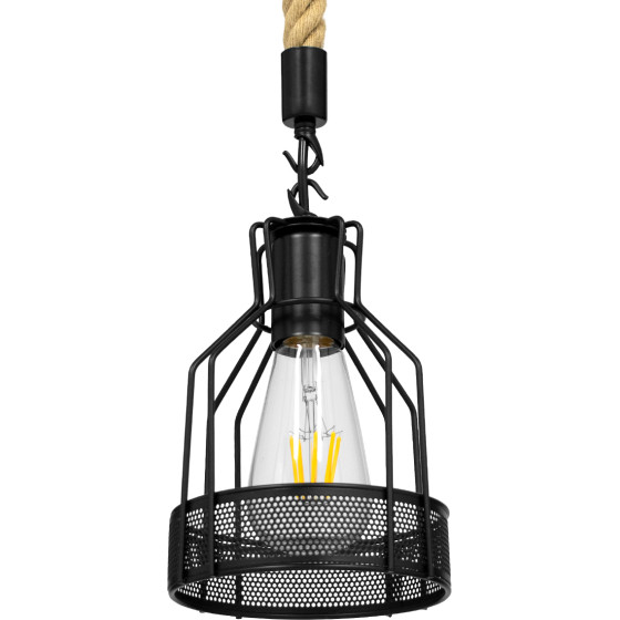 GloboStar Mason Vintage Industrial �������� ��������� �������� �������� 1 x E27 IP20 ����� ������� �� ���� ������ - �15 x �15 x �24cm - (00881)
