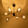 GloboStar Nexus �������� Industrial ��������� ������ �������� 6 x E27 ����� �� ������ ������������ ��������� ������ �46 x Y74cm - (01446)