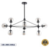 GloboStar Sentinel �������� Industrial �������� ��������� ������ �������� 10 x E27 ����� ��������� ���������� �� ���� ����� ������ �110 x �82cm - (01636)