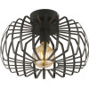 GloboStar Star Modern Ceiling Grid Light 1 X E27 IP20 Black Metal - L40 X W40 X H27CM - (202-0054)
