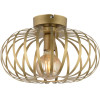 GloboStar Star Modern Ceiling Grid Light 1 X E27 IP20 Gold Metal - L40 X W40 X H27CM - (202-0050)