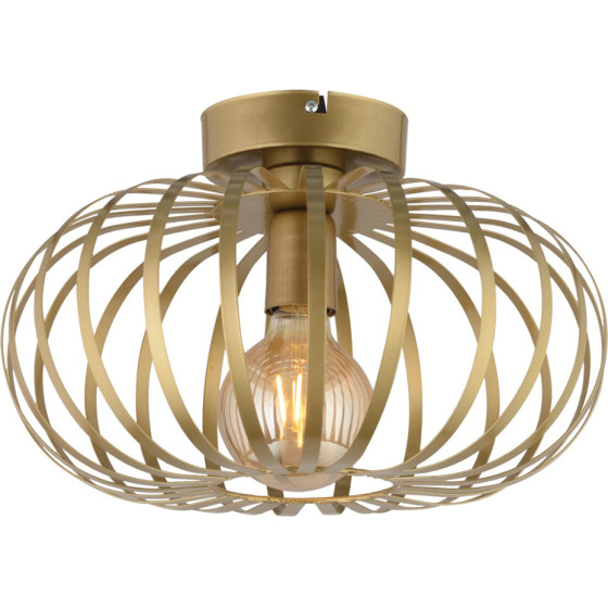 GloboStar Star Modern Ceiling Grid Light 1 X E27 IP20 Gold Metal - L40 X W40 X H27CM - (202-0050)