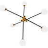 GloboStar Velvet �������� Industrial ��������� ������ �������� 6 x G9 ����� - ����� ��������� �80 x Y85cm - (00994)