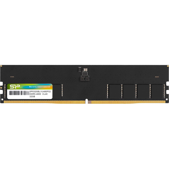 Silicon Power ����� DDR5 Udimm 32GB, 4800MHz, CL40 - (SP032GBLVU480F02)
