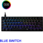 White Shark Mechanical Keyboard Blue Switch GK-004121 Black - (SHINOBI-2-B-US-BLUE.SW)