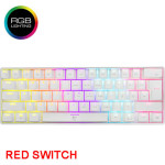 White Shark Mechanical Keyboard Red Switch GK-004211 White - (SHINOBI-2-W-US-RED.SW)