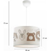 GloboStar Bear ������� �������� ��������� ������� �������� 1 x E27 IP20 ����� ������ - �28 x �28 x �70cm - (204-0018)