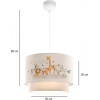 GloboStar Giraffe ������� �������� ��������� ������� �������� 1 x E27 IP20 ����� ������ - �30 x �30 x �70cm - (204-0007)