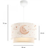 GloboStar Moon ������� �������� ��������� ������� �������� 1 x E27 IP20 ����� ������ - �30 x �30 x �70cm - (204-0011)