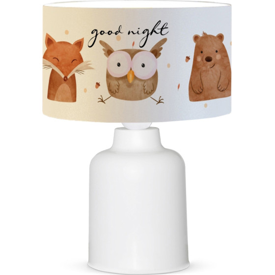 GloboStar Owl ������� E���������� ��������� ������� �������� 1 x E27 IP20 ����� & ��������� ������ - �24 x �24 x �32cm - (204-0024)