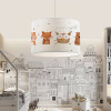 GloboStar Owl ������� �������� ��������� ������� �������� 1 x E27 IP20 ����� ������ - �28 x �28 x �70cm - (204-0017)