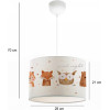 GloboStar Owl ������� �������� ��������� ������� �������� 1 x E27 IP20 ����� ������ - �28 x �28 x �70cm - (204-0017)