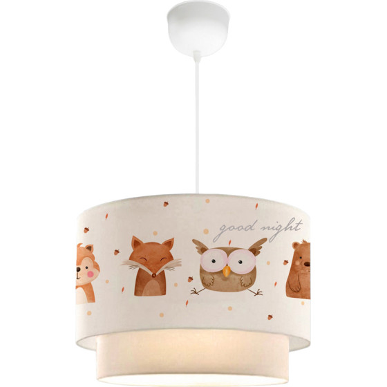 GloboStar Owl ������� �������� ��������� ������� �������� 1 x E27 IP20 ����� ������ - �30 x �30 x �70cm - (204-0001)