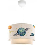 GloboStar Saturn ������� �������� ��������� ������� �������� 1 x E27 IP20 ����� ������ - �30 x �30 x �70cm - (204-0012)