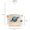 GloboStar Saturn ������� �������� ��������� ������� �������� 1 x E27 IP20 ����� ������ - �30 x �30 x �70cm - (204-0012)