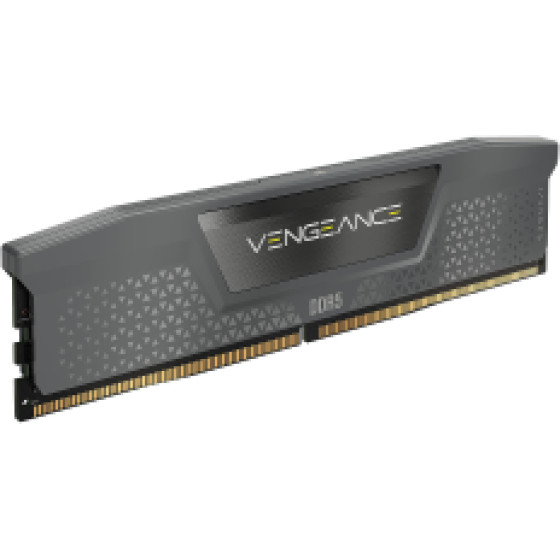 Corsair Memory Corsair Ram Dimm XMS5 16GB DDR5, 5200MHz, Latency 40-40-40-70, 1.25V, VENGEANCE, GREY, LTW. - (CMK16GX5M1B5200Z40)