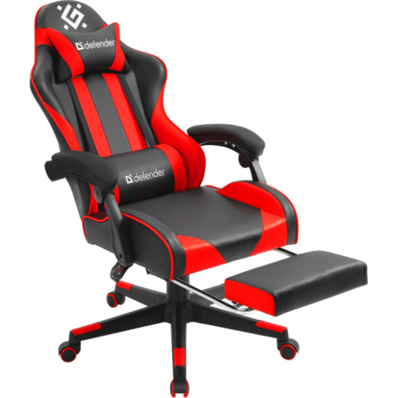 Defender Gaming Chair Rock Red Black - (64346)