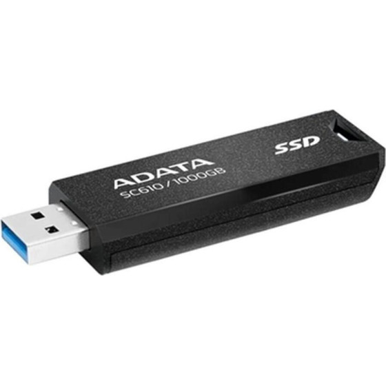 Adata Ssd External SC610 1000 Gb USB3.2a Gen2 Black - (SC610-1000G-CBK/RD)