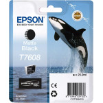 Ink Epson T7608 Ultrachrome Hd Matte Black - 26ml - (C13T76084N10)