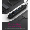 Icy Box 17-Port Usb 3.2 Hub Black - (IB-HUB1717-U3)