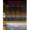 Icy Box 17-Port Usb 3.2 Hub Black - (IB-HUB1717-U3)