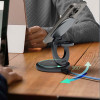 Icy Box 3 In 1 Foldable Stand With Wireless Charging Function Anthracite - (IB-SH101-CH)
