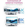 Icy Box 4-Port Thunderbolt 4 TYPE-C 3.2 Hub 8K Video Output - (IB-HUB801-TB4)