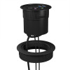Icy Box TABLE-Hub Adapter For Table Hole 60MM-80MM Black - (IB-HUBA001)