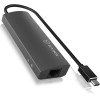 Icy Box TYPE-C 3-Port Hub With GIGABIT-Lan Port - (IB-HUB1406-C)