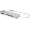 Icy Box TYPE-C 3-Port Usb 3.2 Hub And Multi Card Reader Silver - (IB-HUB1413-CR)