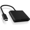 Icy Box TYPE-C 3.2 Multi Card Reader Black - (IB-CR301-C3)