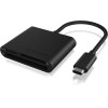 Icy Box TYPE-C 3.2 Multi Card Reader Black - (IB-CR301-C3)